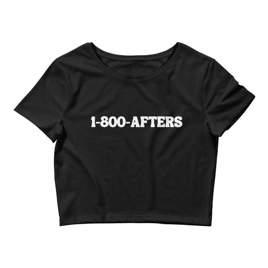 1-800-AFTERS Baby Crop Tee